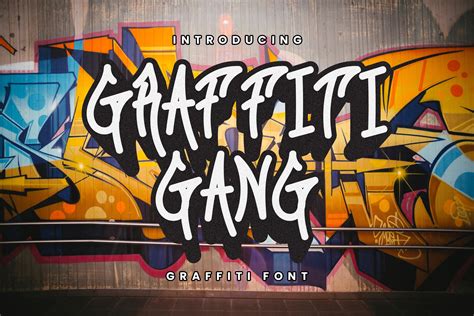 Graffiti Gang Font Etsy