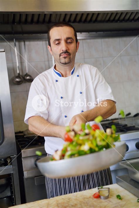 Chef Preparing Food Royalty Free Stock Image Storyblocks