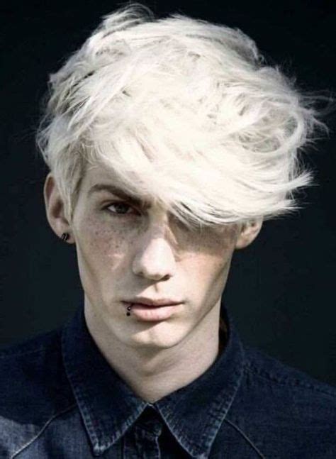 10 Great Haircuts For Guys With White Hair How To Dye