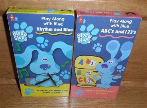 This one is from shapes and colors from june of 2003. 2 Blues Clues VHS~ ABCs and 123s + Rhythm and Blue | DVDs ...