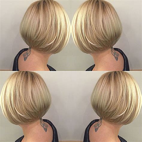 Stacked Bob Haircut For Fine Hair Rambut Bob Pendek Gaya Rambut Gaya Rambut Pendek