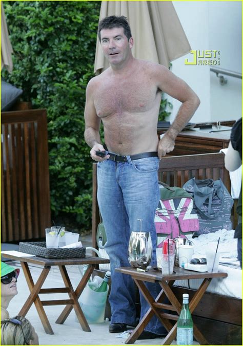 Simon Cowell Is Shirtless Photo 621501 Photos Just Jared
