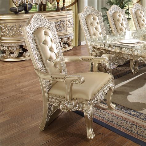 Luxury Belle Silver Dining Room Set 10p W China Traditional Homey