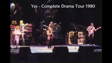 Yes Complete Drama Tour 1980 Youtube