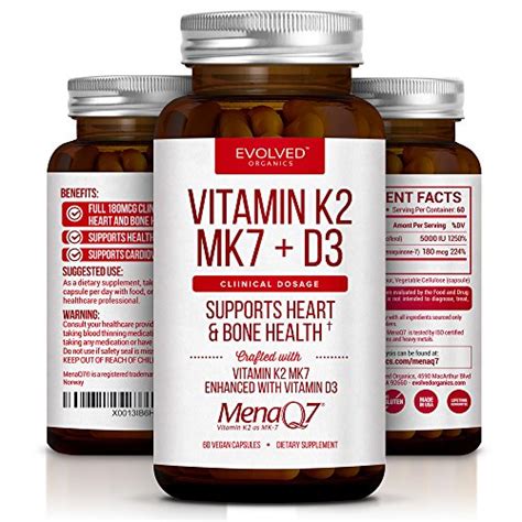 Maybe you would like to learn more about one of these? Extra Strength Vitamin K2 MK7 Plus D3 - Vitamin D3 K2 ...