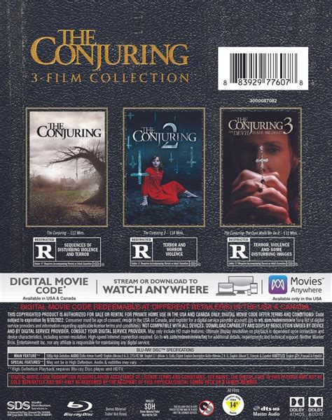 ‘the conjuring 3 movie blu ray collection releasing in august all things ick