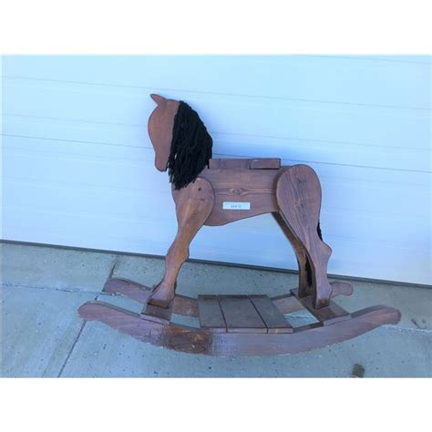 Gorgeous Large Handmade Rocking Horse