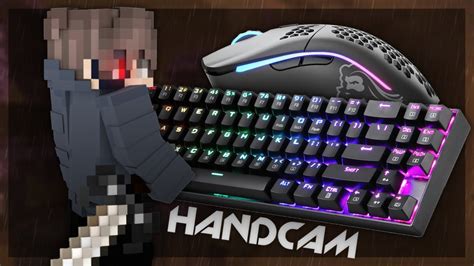 Keyboard And Mouse Sounds Handcam Very Clicky Hypixel Bedwars Youtube
