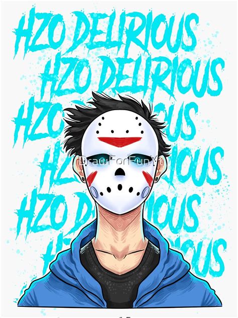H20 Delirious Fan Art Sticker For Sale By Drawforfunyt Redbubble