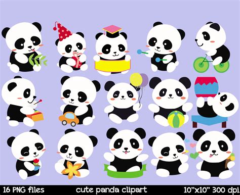 Cute Panda Clipart Happy 20 Free Cliparts Download Images On