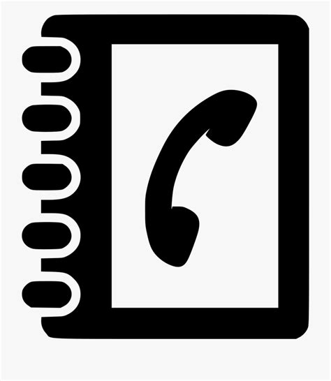 Phone Book Clip Art Phone Book Icon Png Transparent Cartoon Free