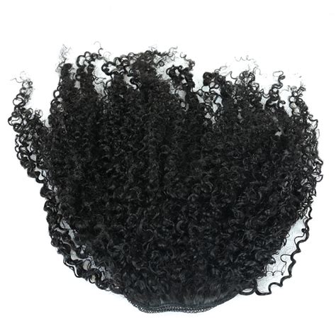 Msbuy 3b 3c Kinky Curly Ponytails Extensions One Piece Mongolian Clip