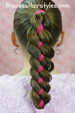 Hair takes a longer time drying in a braid because parts of hair are not exposed plaiting is another term for braiding one's hair. How To 4 Strand Braid Tutorial - Hairstyles For Girls ...
