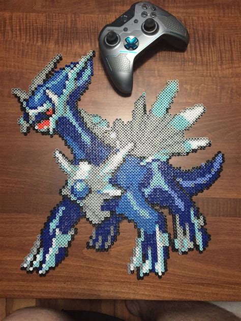 Dialga Pokemon perler beads by hydropump | Pokemon bead ...