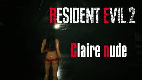 Sexy ModsResident Evil Remake Claire Nude Nekomusume Jiggle Physics PC Mod YouTube