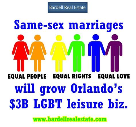 Same Sex Marriages Will Grow Orlando