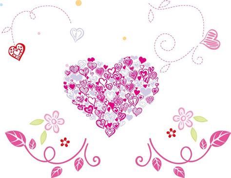Floral Love Heart Vector Graphic Vectors Graphic Art Designs In