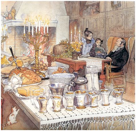 Detail Of Christmas Eve Carl Larsson Encyclopedia Of