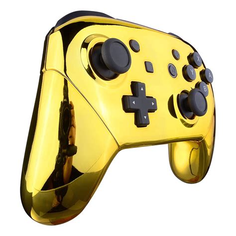 Chrome Gold Custom Nintendo Switch Pro Controller Defy Gaming