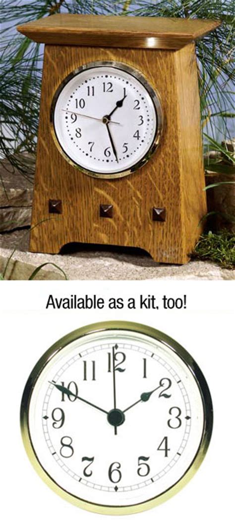 Check spelling or type a new query. Arts & Crafts Clock Plan Woodworking Plan from WOOD Magazine