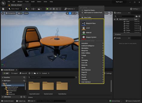 Working With Assets In Unreal Engine Unreal Engine 5 1 Documentation