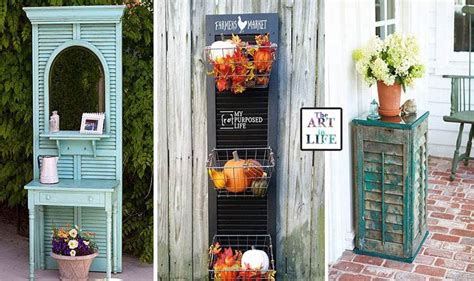 16 Cool Ideas How To Repurpose Window Shutters In Your Home The Art