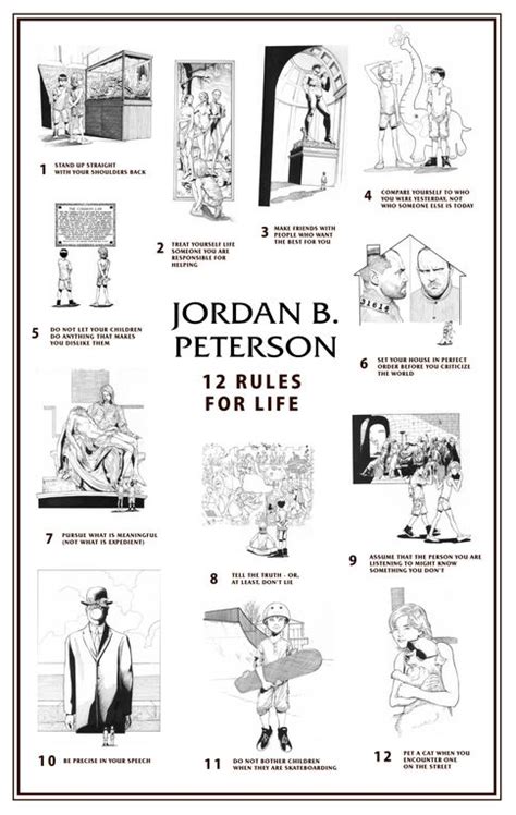 An Advertisement For Jordan B Petersons 12 Rules For Life Written In