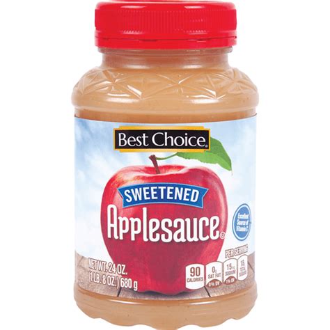Best Choice Applesauce Applesauce Reasors