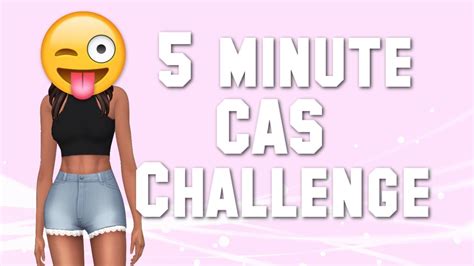 The Sims 4 5 Minute Cas Challenge Youtube