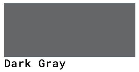 Rich Gray Color Codes The Hex RGB And CMYK Values That You Need