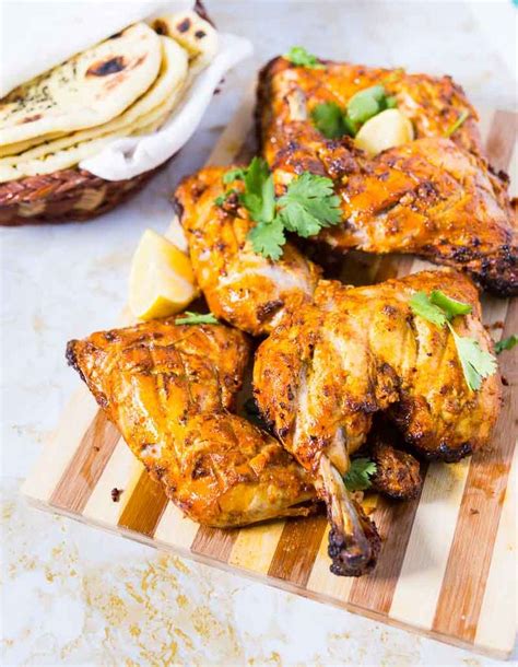 Bake the tandoori chicken in oven. Oven Baked Tandoori Chicken Recipe, Best Tandoori Chicken ...