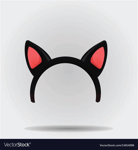 Cat Ears Mask Royalty Free Vector Image Vectorstock