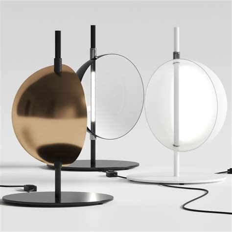 3d Oluce Superluna Table Lamps Cgtrader
