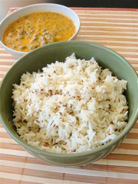 Krithi's Kitchen: Jeera Rice / Ghee Rice | Indian Rice Recipes