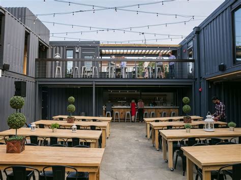 Tour Detroits Very First Shipping Container Food Hall Container