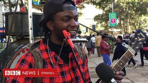 Mwanamuziki Mwenye Bendi Ya Mtu Mmoja Kenya Bbc News Swahili