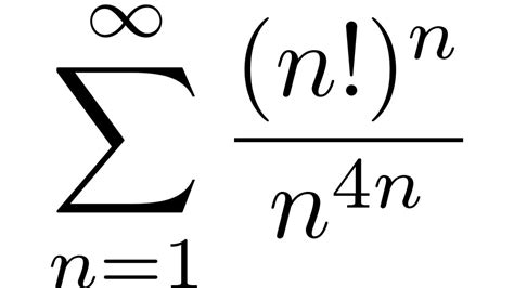 infinite series converges or diverges sum n n n 4n example with the root test youtube