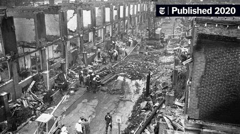 35 Years After Move Bombing That Killed 11 Philadelphia Apologizes The New York Times