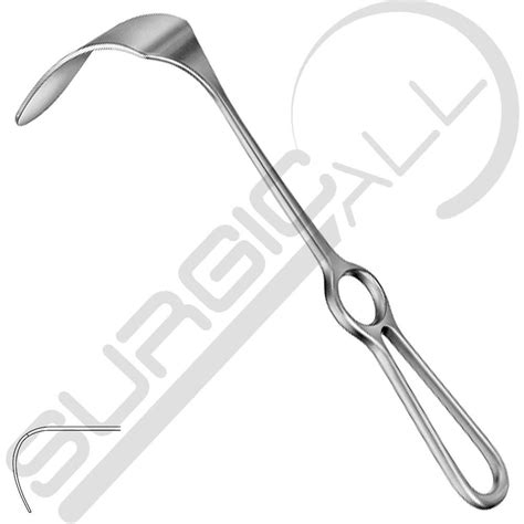 Separador Abdominal Mikulicz 24 Cm Valva Curva Surgicall