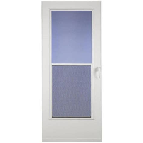 Kinro Mobile Home Storm Door - 80" Tall - White | Mobile Home Outfitters