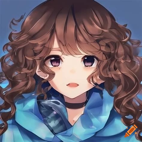Cute Anime Girl With Blue Themed Clothing On Craiyon