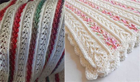 Arrow Stitch Afghans Free Crochet Pattern Styles Idea
