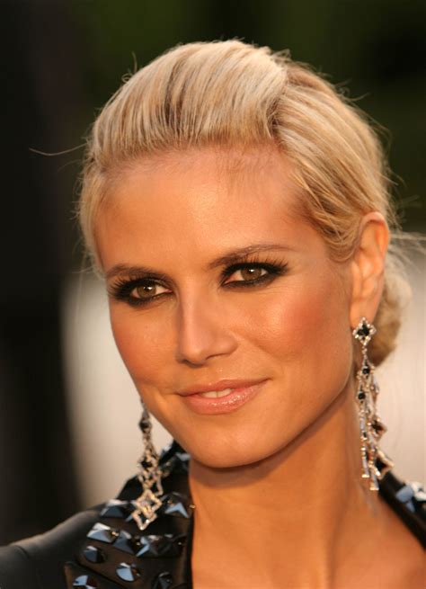 Heidi Klum Heidi Klum Hair Celebrity Hairstyles Hairstyle