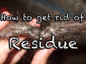 Women should avoid feminine hygiene products such as synthetic oils and deodorant. Getting rid of residue in dreadlocks - What is residue ...