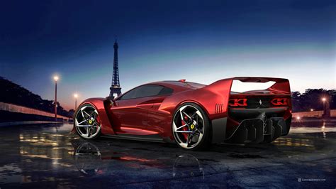 The ferrari f40 is one of the most iconic supercars ever created. Θα σου άρεσε ο διάδοχος της Ferrari F40 να είναι έτσι; - Autoblog.gr