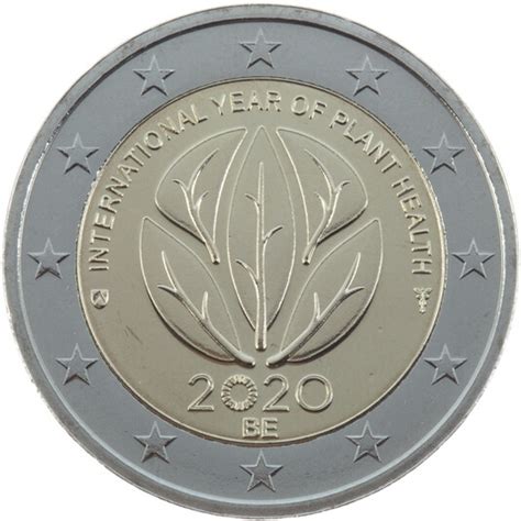 Belgium 2 Euro Coin International Year Of Plant Health 2020 Proof