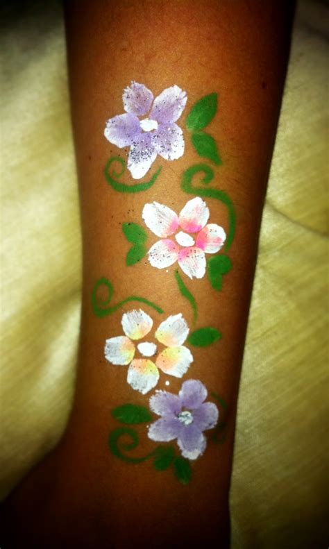 If you would like to see a color proof, please. Flower Body Art