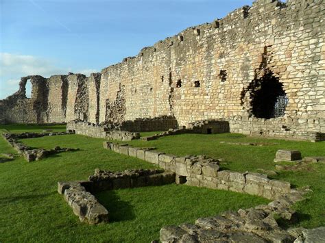 Ruins Of The 12th Century Conisbrough Castle Doncaster Yorkshire