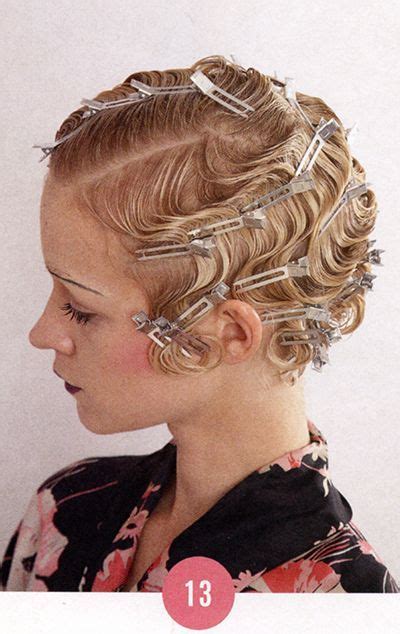 Actress charlize theron wears her hair in tousled finger waves in a modern, 1920s inspired updo. 58 New ideas vintage wedding 1920s finger waves | Flapper ...