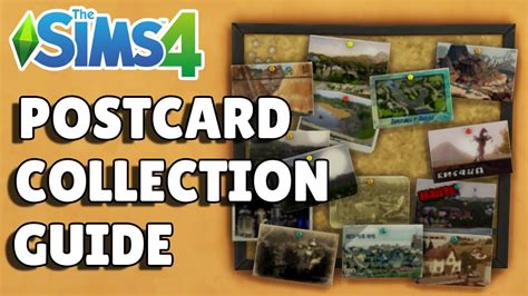 How To Collect Postcards In The Sims 4 Collection Guide Youtube